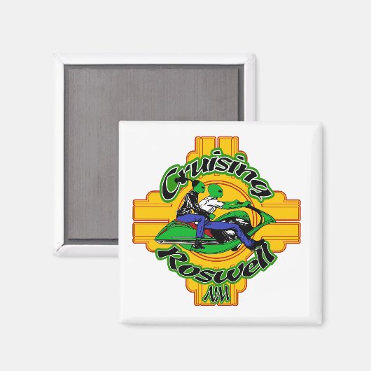 Square Magnet (Vorderseite/Rückseite)