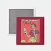 Square Magnet (Vorderseite/Rückseite)