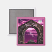 Square Magnet - Angepasst - Individuell angepasst (Vorderseite/Rückseite)