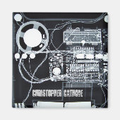 Square Magnet - Maßgeschneidert (Vorne)