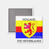 Square Magnet - MOJI'S DESIGN (Vorderseite/Rückseite)