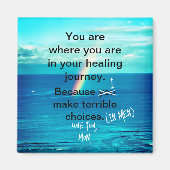 Square Magnet Regenbogen und Ozean aus der Mama (Vorne)