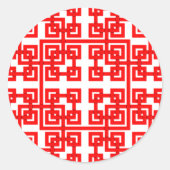 Square Mesh Stickers (Vorderseite)