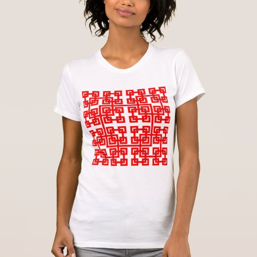 Square Mesh Womens T - Shirt (Vorderseite)