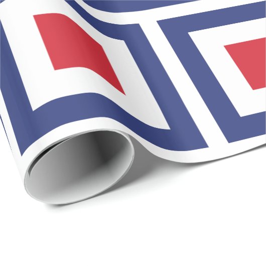 Square Mod Geschenkpapier (Rolleneckpunkt)