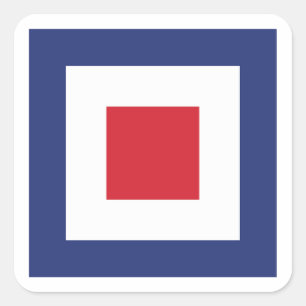 Square Mod Quadratischer Aufkleber