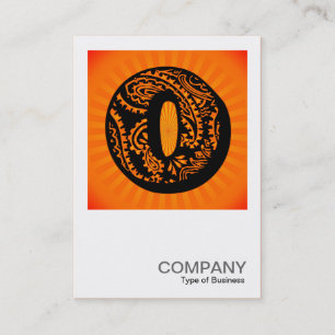 Square Monogram - Paisley Sunburst - O Visitenkarte