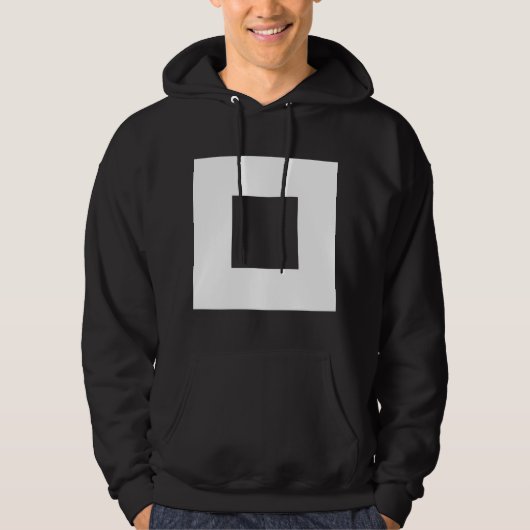 Square Motif Hoodie (Vorderseite)
