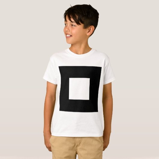 Square Motif T-Shirt (Vorne ganz)