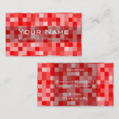 Square Muster Business Card Visitenkarte (Vorne/Hinten)