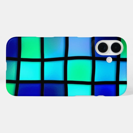 Square Muster Phone Case (Rückseite (Horizontal))