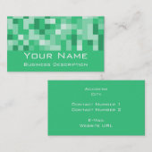 Square Muster Visitenkarte (Vorne/Hinten)