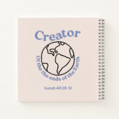 Square Notebook / Christlich / Bible Verse Notizblock (Rückseite)