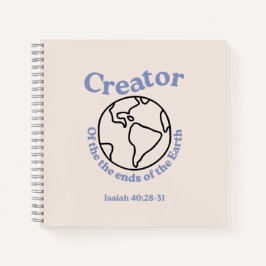 Square Notebook / Christlich / Bible Verse Notizblock