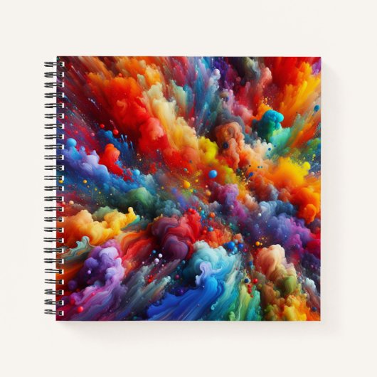 Square Notebook - Geschenk für Studenten und Schri Notizblock (Vorderseite)
