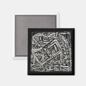 Square One, von Brian Benson Magnet (Vorderseite/Rückseite)
