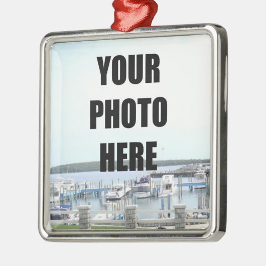 Square Ornament Foto Template (Links)