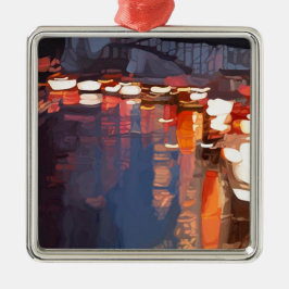 Square Ornament - Zuhause Aus Metall
