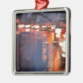 Square Ornament - Zuhause Aus Metall (Links)