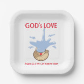Square Paper Plate set with scripture  Pappteller (Vorderseite)