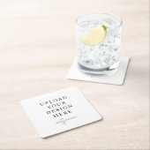 Square Paper Untersetzer (Vor Ort)