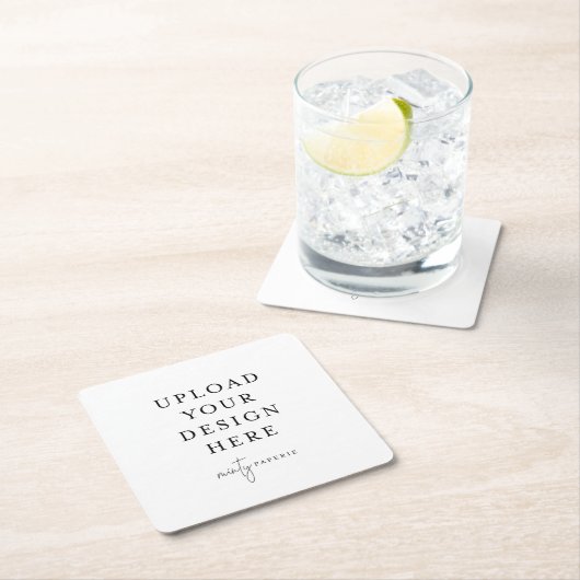 Square Paper Untersetzer (Vor Ort)