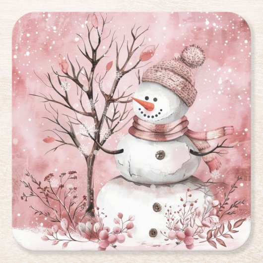 Square Paper Untersetzer (Vorderseite)