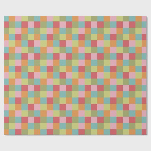 Square Patch Geschenkpapier (Flach)