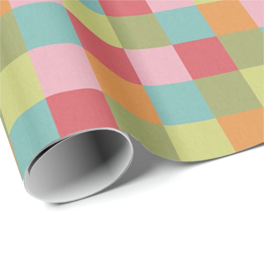 Square Patch Geschenkpapier (Rolleneckpunkt)