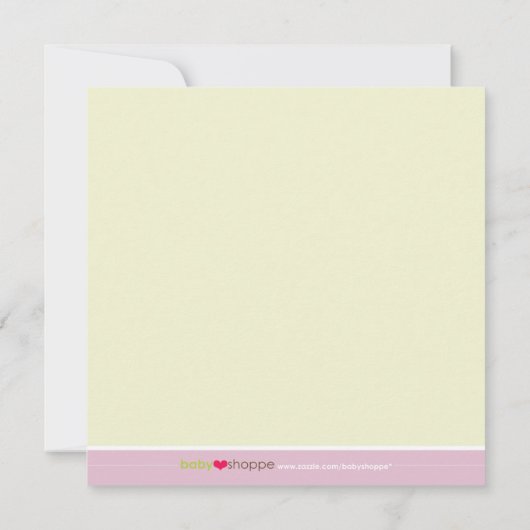 Square Patchwork Limoner Designer Geburtsankündigu Ankündigung (Rückseite)