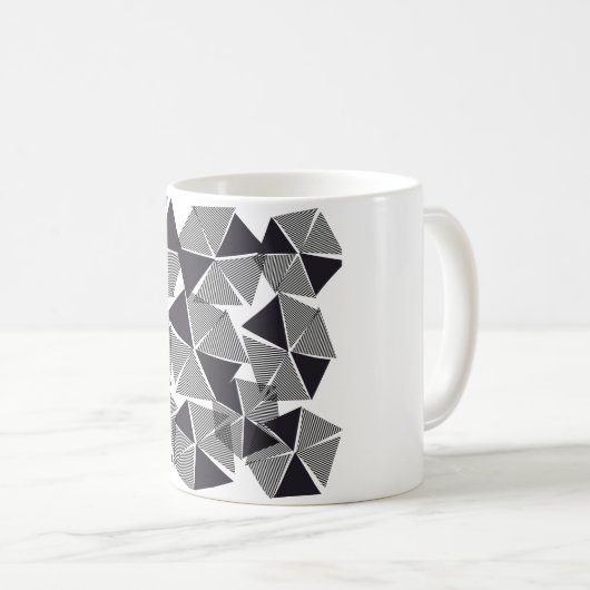 Square Pattern Tasse (VorderseiteRechts)