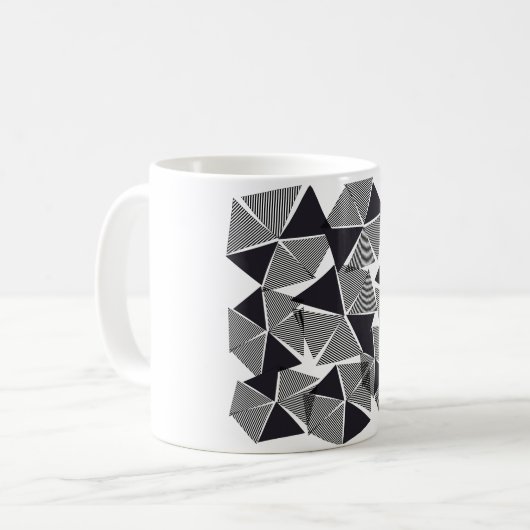 Square Pattern Tasse (Vorderseite Links)