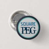 Square Peg Button (Vorne & Hinten)