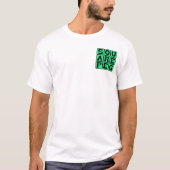 Square Peg in einem Round Hole T-Shirt (Vorderseite)
