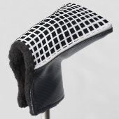 Square Polka Putter Golf Head Cover Headcover (3/4 Vorderseite)