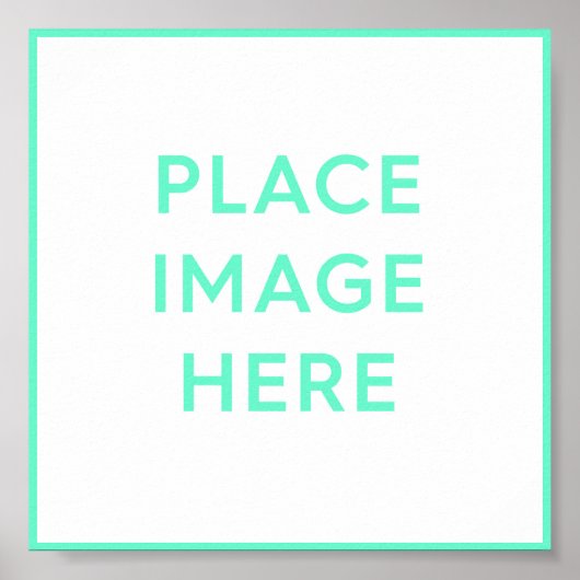 Square Poster Print 6" x 6" (Vorne)