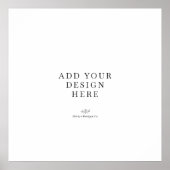 Square Poster Printing (Vorne)