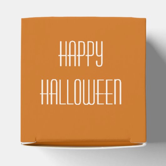 Square Pumpkin Halloween Gefallen Box - Trick oder Geschenkschachtel (Oben)