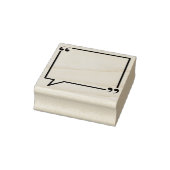 Square Quote Frame, Journal Gummistempel (Stempel)