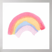 Square Rainbow Print Poster (Vorne)