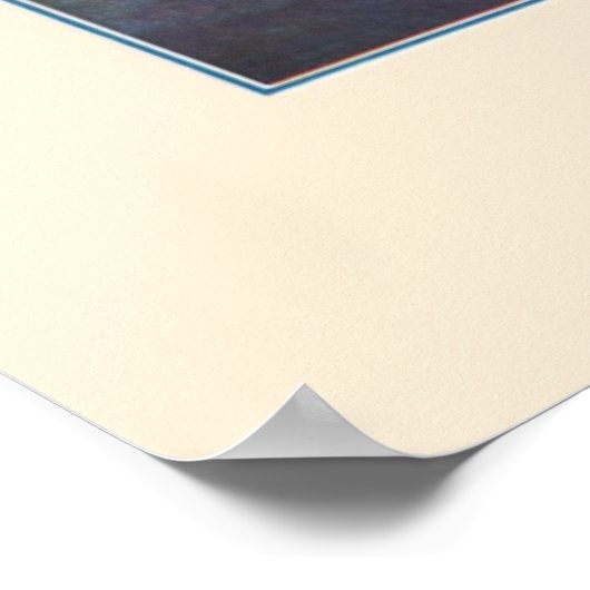 Square Rigger Ship Poster (Ecke)