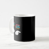 Square Root 36 49 Meme 67 Ice Cream Drip Math Teac Kaffeetasse (Vorderseite Links)
