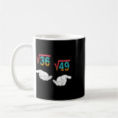 Square Root 36 49 Meme 67 Ice Cream Drip Math Teac Kaffeetasse (Links)