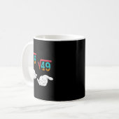 Square Root 36 49 Meme 67 Ice Cream Drip Math Teac Kaffeetasse (Vorderseite Links)