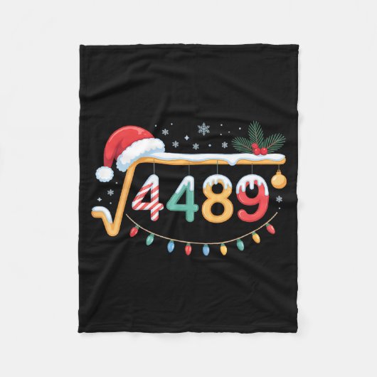 Square Root 4489 Funny 67 Meme Math Teacher 6 7 Ch Fleecedecke (Vorderseite)