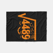 Square Root 4489 Funny Halloween Meme 67 Math Teac Fleecedecke (Vorderseite (Horizontal))