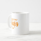 Square Root 4489 Funny Halloween Meme 67 Math Teac Kaffeetasse (Vorderseite Links)