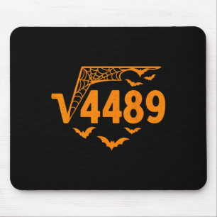 Square Root 4489 Funny Halloween Meme 67 Math Teac Mousepad