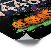 Square Root 4489 Funny Halloween Meme 67 Math Teac Poster (Ecke)