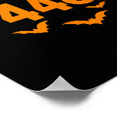 Square Root 4489 Funny Halloween Meme 67 Math Teac Poster (Ecke)